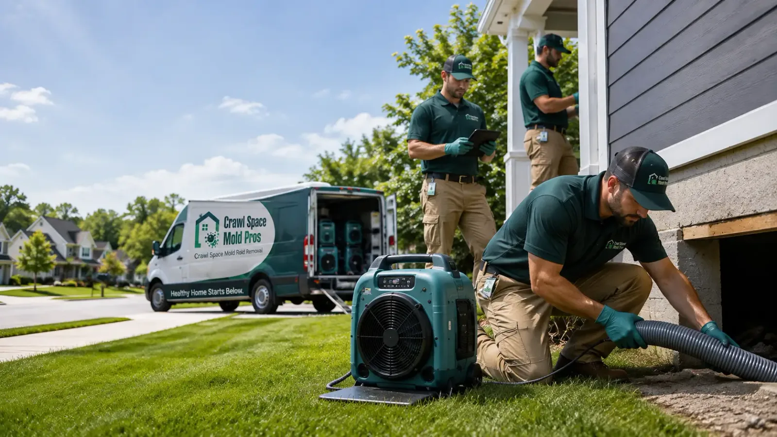 Crawl Space Mold Removal in Boylston, MA